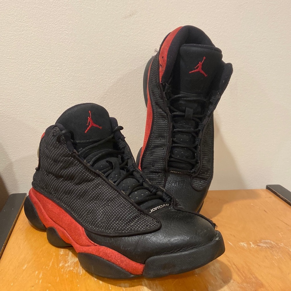 Men’s Air Jordan 13 Bred very used, no insoles and no original box size 10.5